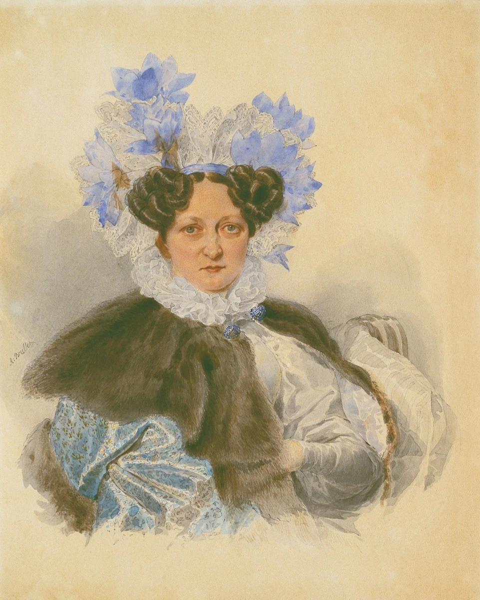 Ritratto di E.I. Zagrjazhskoy - Museo Pushkin, San Pietroburgo